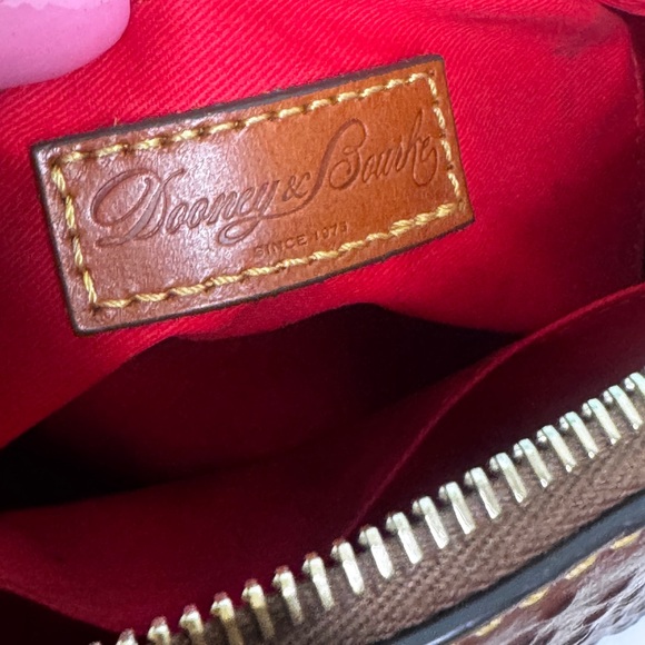 Dooney & Bourke Ostrich Ruby Crossbody Bag - Picture 12 of 13